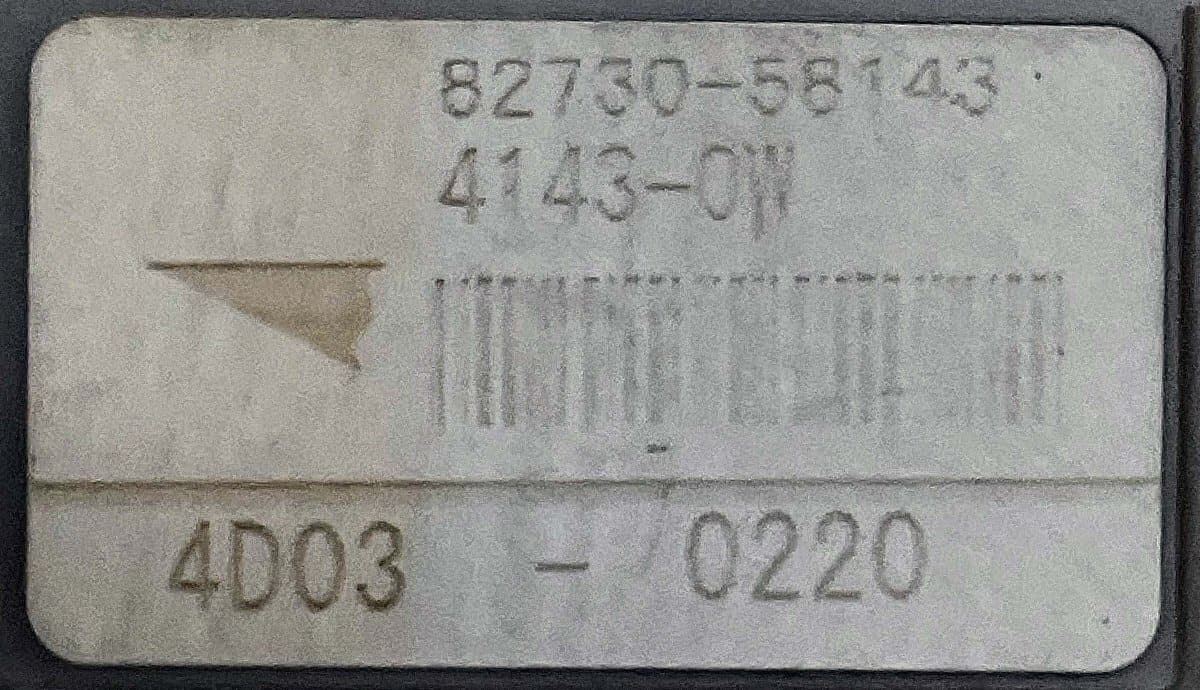 Used][MINP2-253] Toyota Alphard/VELLFIRE [DBA-ANH20W] Fuse Box