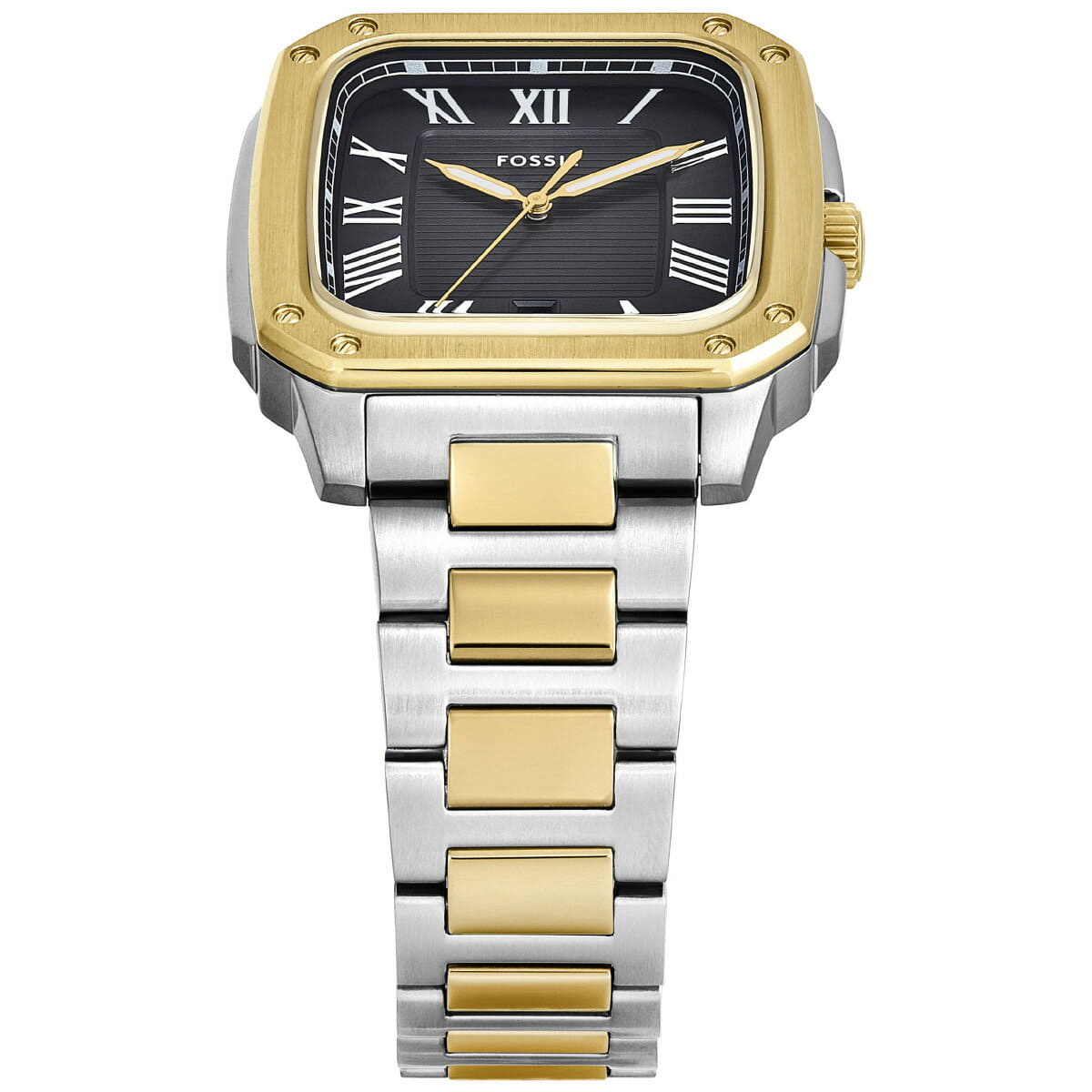 [New]up to 52 times! Fossil FOSSIL mens CROSBY three stitches date two ...