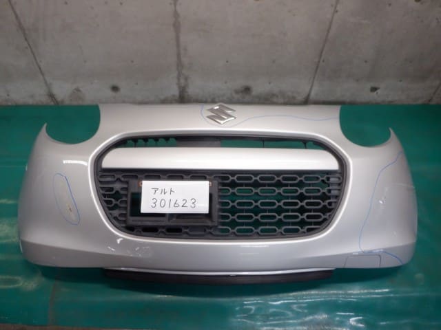 パーツ Suzuki Alto HA25S- 2012 Used]Front Bumper SUZUKI Alto 2012 DBA-HA25S 7171164L00Z2S - BE