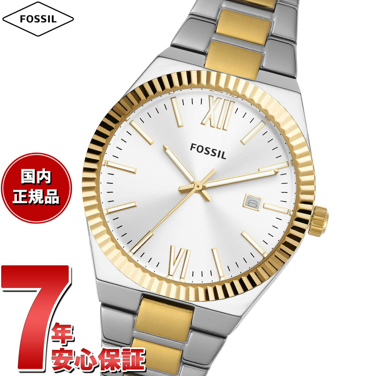 [New]up to 40 times! Fossil FOSSIL Ladies SCARLETTE three stitches date ...
