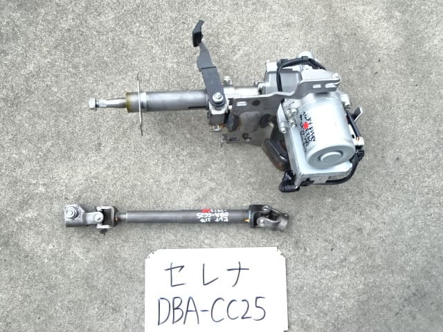 Used]Serena 2009 DBA-CC25 steering shaft Power Steering motor