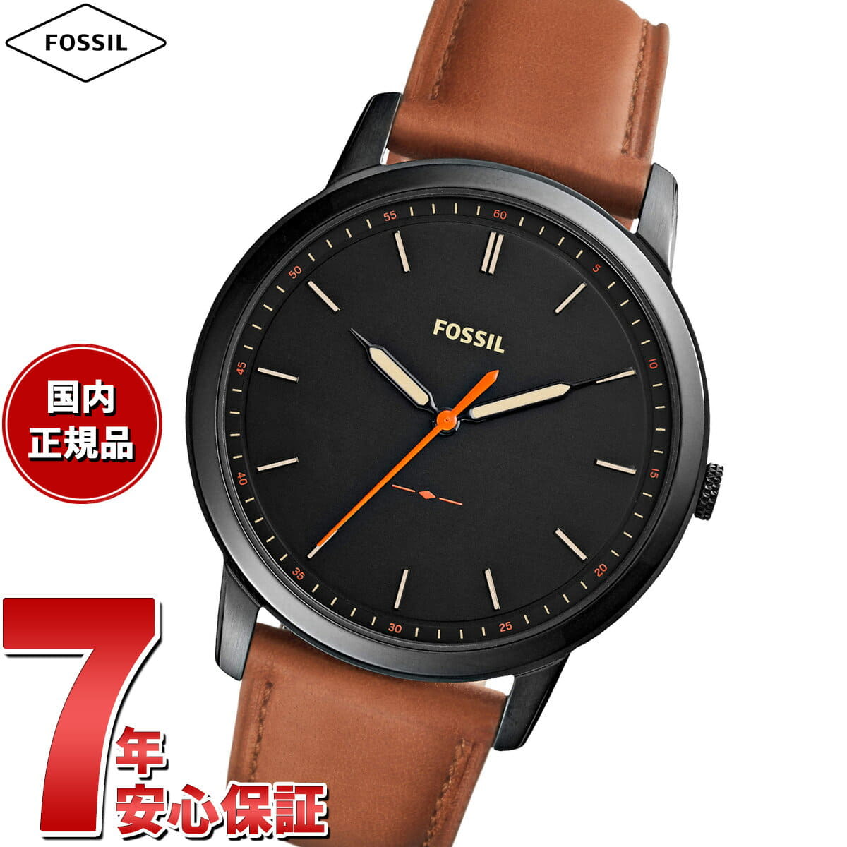 [New]up to 54 times! Fossil FOSSIL mens MINIMALIST SLIM three stitches ...