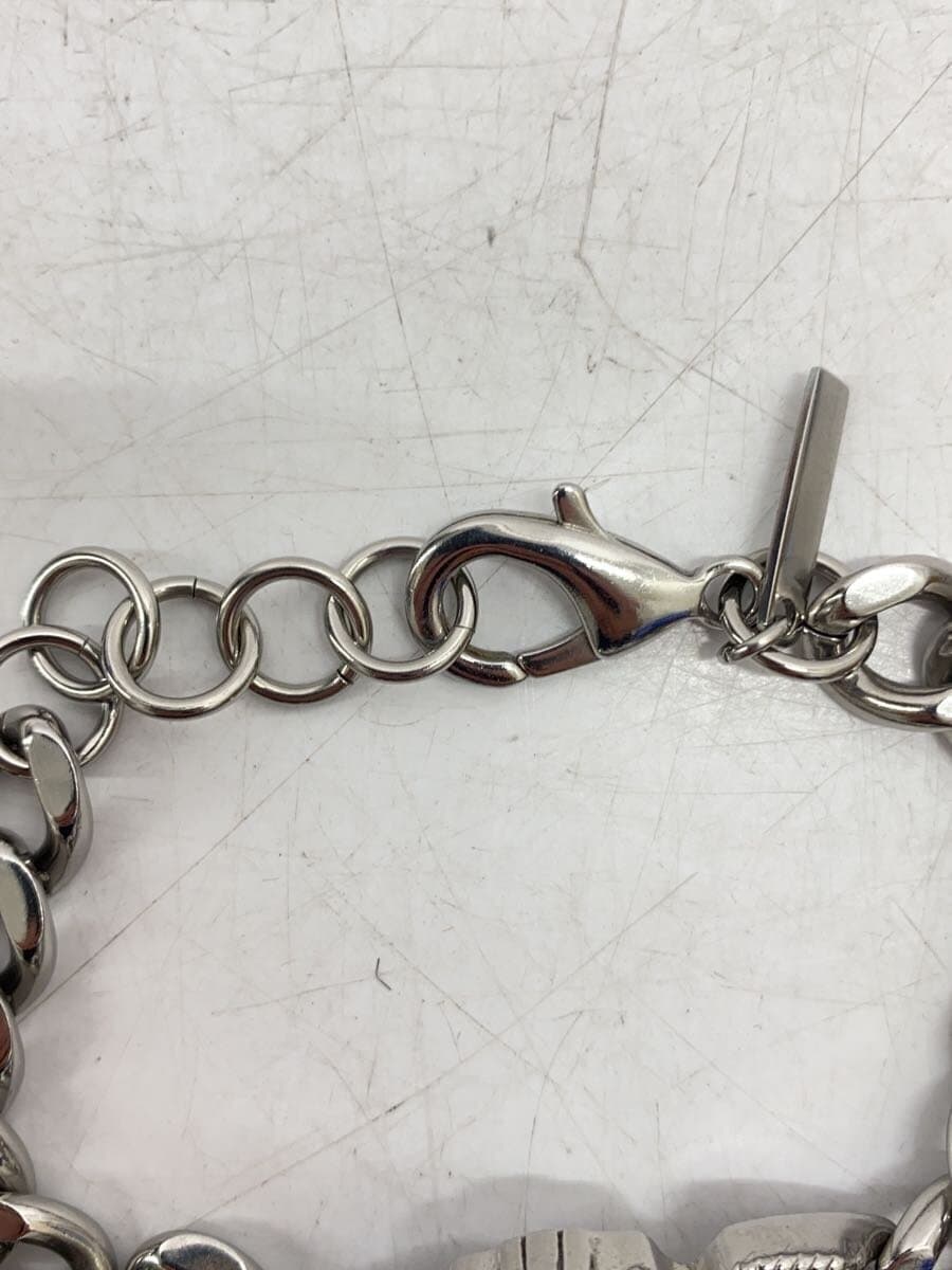 Used]POLICE ◇Bracelet/stainless steel /SLV/ Men's - BE