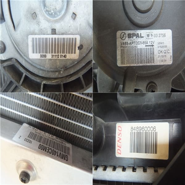 Used](Citroen DS3 Cabrio A5C5F02) a condenser radiator train