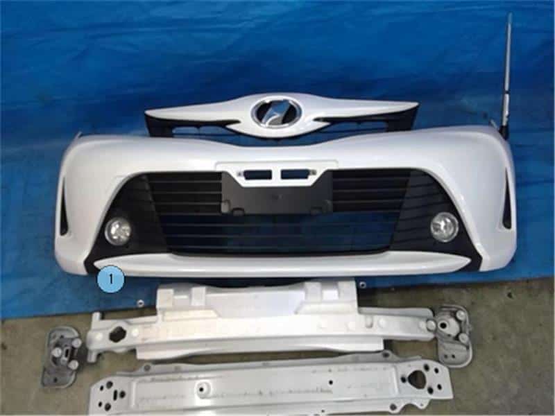 Used]Front Bumper TOYOTA Vitz 2016 DBA-NSP135 5211952760A0 - BE