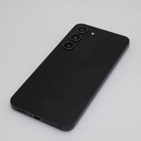 Used]SCG19 Galaxy S23 phantom Black AU SAMSUNG OK - BE