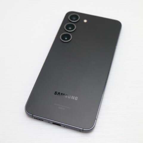 Used]SCG19 Galaxy S23 phantom Black AU SAMSUNG OK - BE