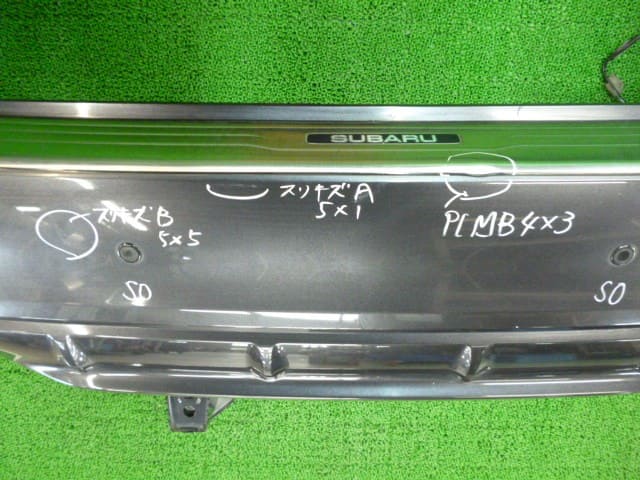 Used]Rear Bumper Assembly SUBARU Vx 2017 DBA-GT7 57703FL250EN - BE