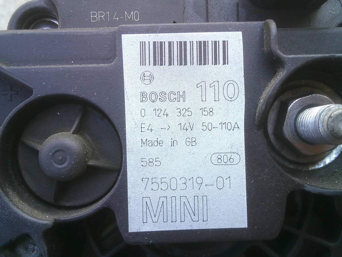 ミニ [R 50] RA16 ミニ BOSCH ボッシュ バッテリー PS6C/LN2 2024 E1E1