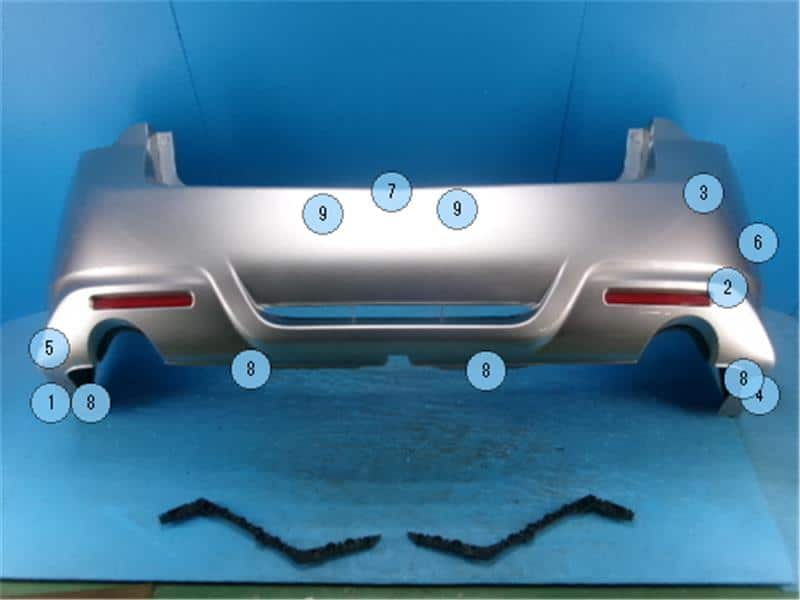 [Used]Rear Bumper Assembly HONDA Accord 2008 DBA-CU2 71501TL0E10ZG - BE ...