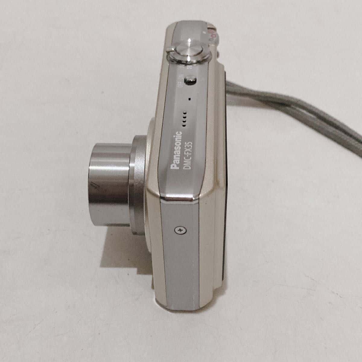 Used]Panasonic LUMIX DMC-FX35 gold compact digital camera