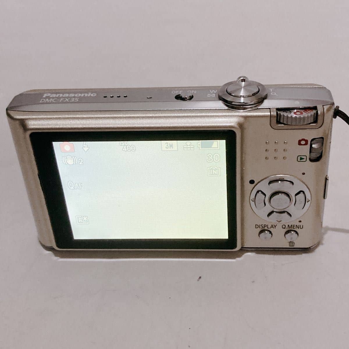 Used]Panasonic LUMIX DMC-FX35 gold compact digital camera