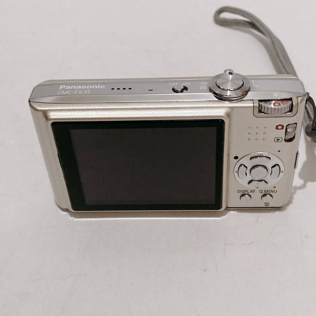 Used]Panasonic LUMIX DMC-FX35 gold compact digital camera