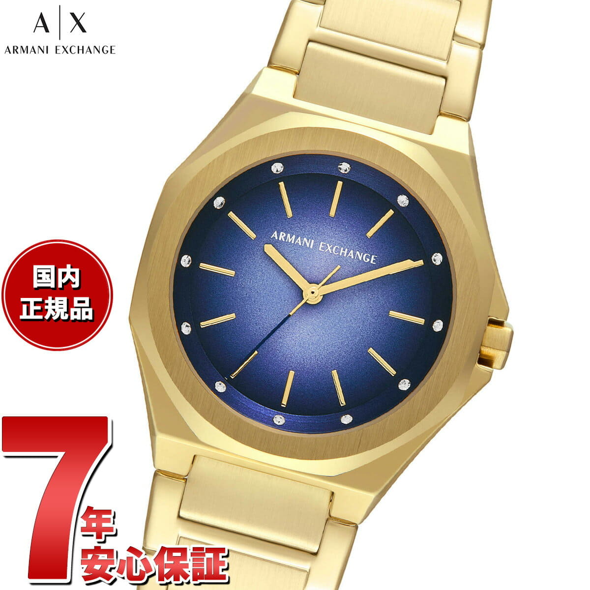 [New]with the novelty A| X Armani exchange ARMANI EXCHANGE Ladies Gold ...