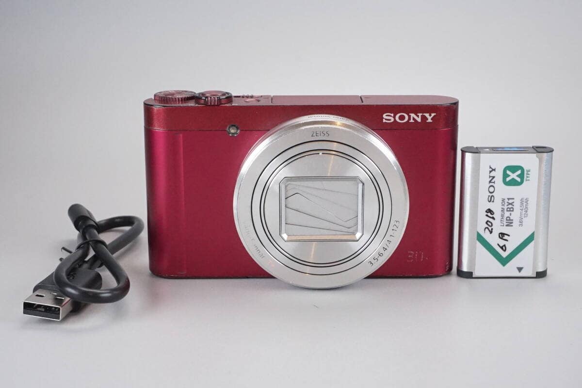 SONY Cyber-shot☆DSC-WX500☆RED☆コンパクト デジタル カメラ 