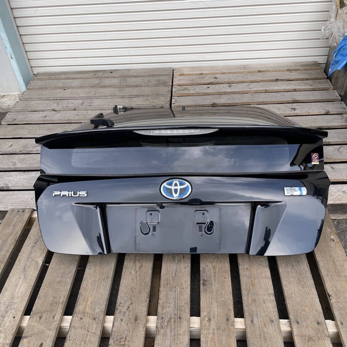 Used]218 black with 16 Toyota ZVW 50 51 Prius rear gate back door 