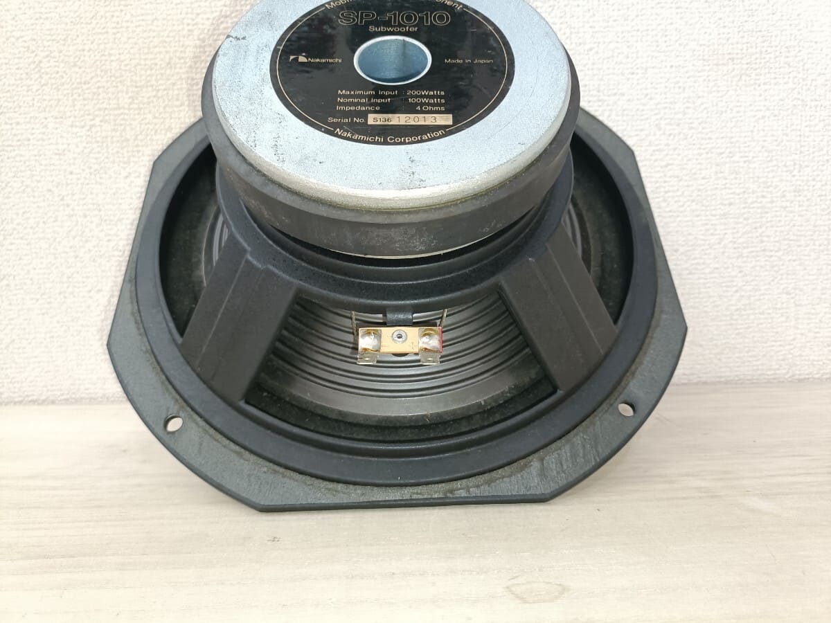 Used]Nakamichi SP-1010 woofer one piece of article ( ) Nakamichi