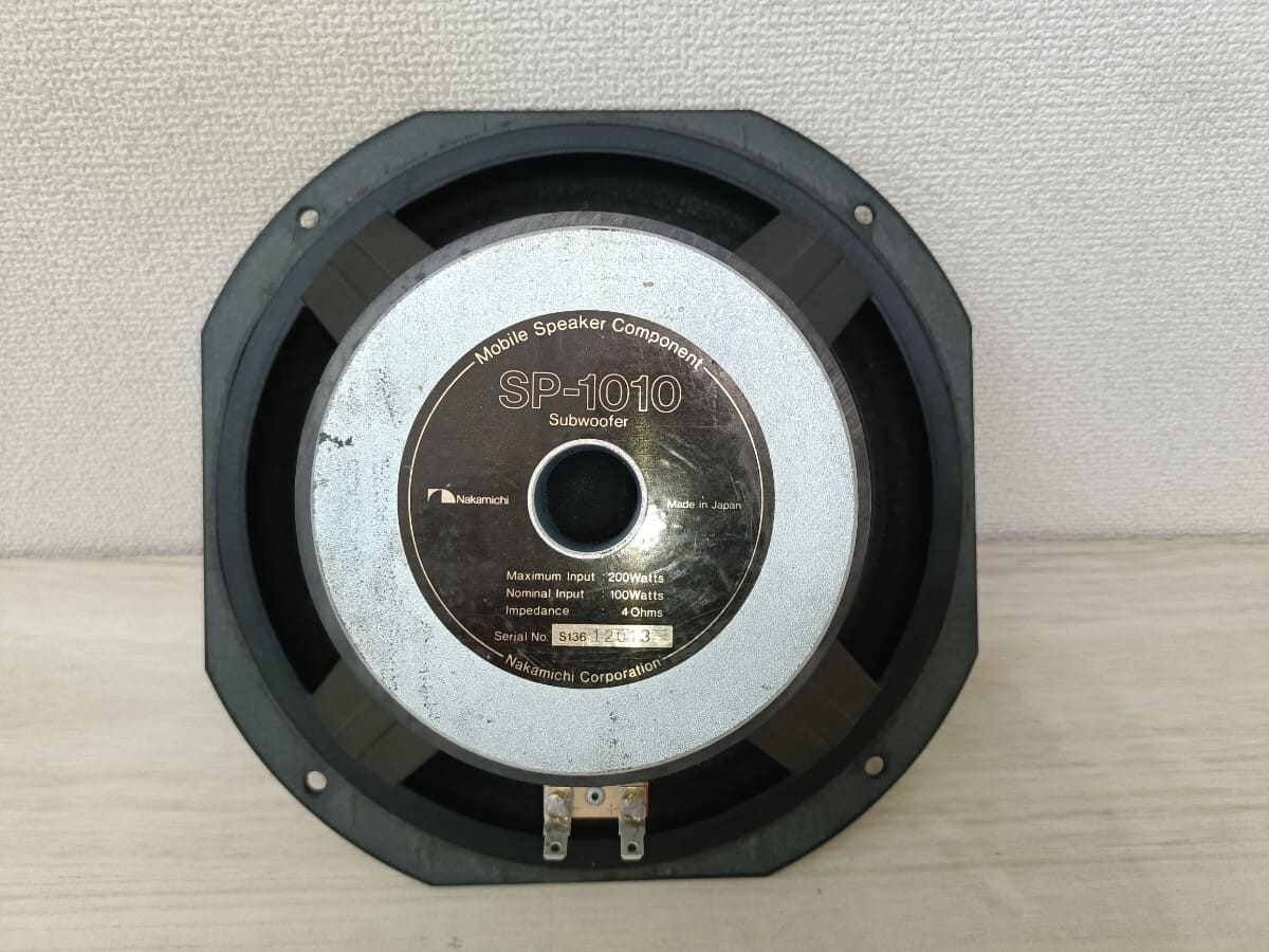 Used]Nakamichi SP-1010 woofer one piece of article ( ) Nakamichi