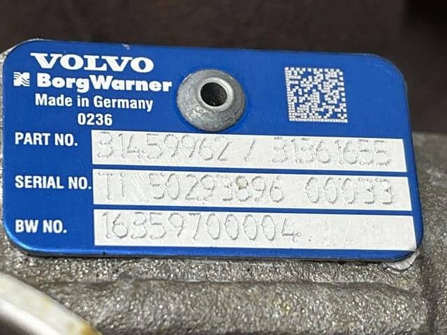 [Used]Turbocharger VOLVO Volvo 40 series 2017 LDA-MD4204T 36050834 - BE ...