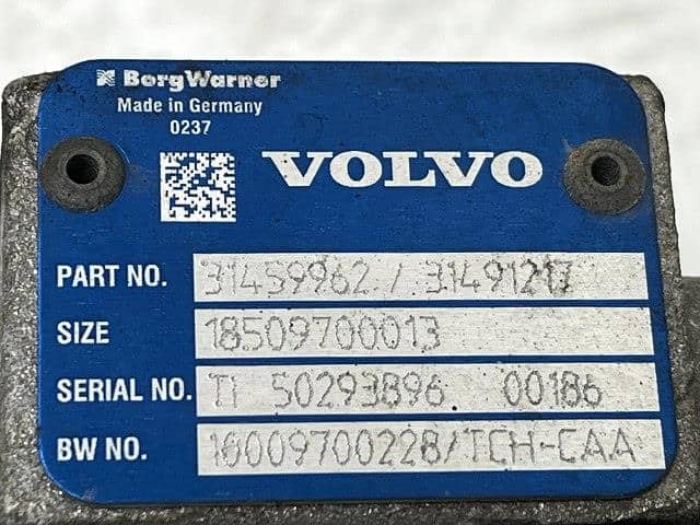 [Used]Turbocharger VOLVO Volvo 40 series 2017 LDA-MD4204T 36050834 - BE ...
