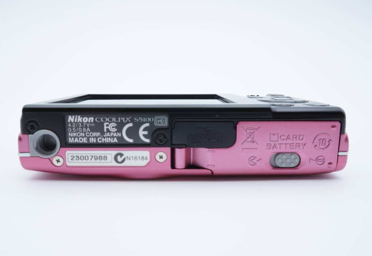 Used][the appearance Good Condition] Nikon Coolpix S5100 Pink 