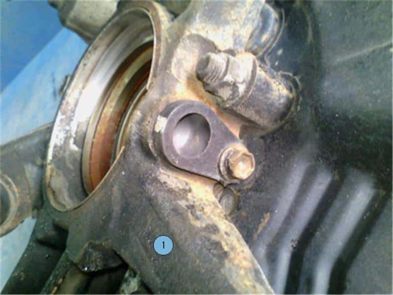 [Used]Rear Left Knuckle Hub Assembly TOYOTA Altezza 2000 GF-GXE10 ...