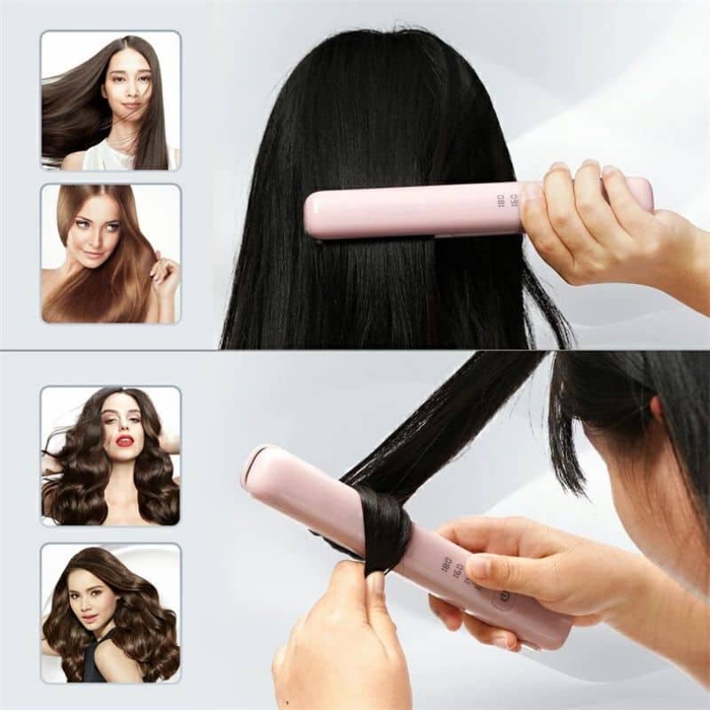 [New]Small Mini Hair Iron Hair Iron cord reply Hair Iron ju where ...