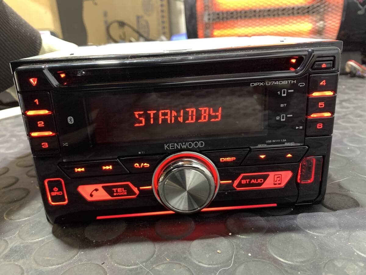 Used]Suzuki Genuine OP option Kenwood Kenwood DPX-U740BTH 2DIN