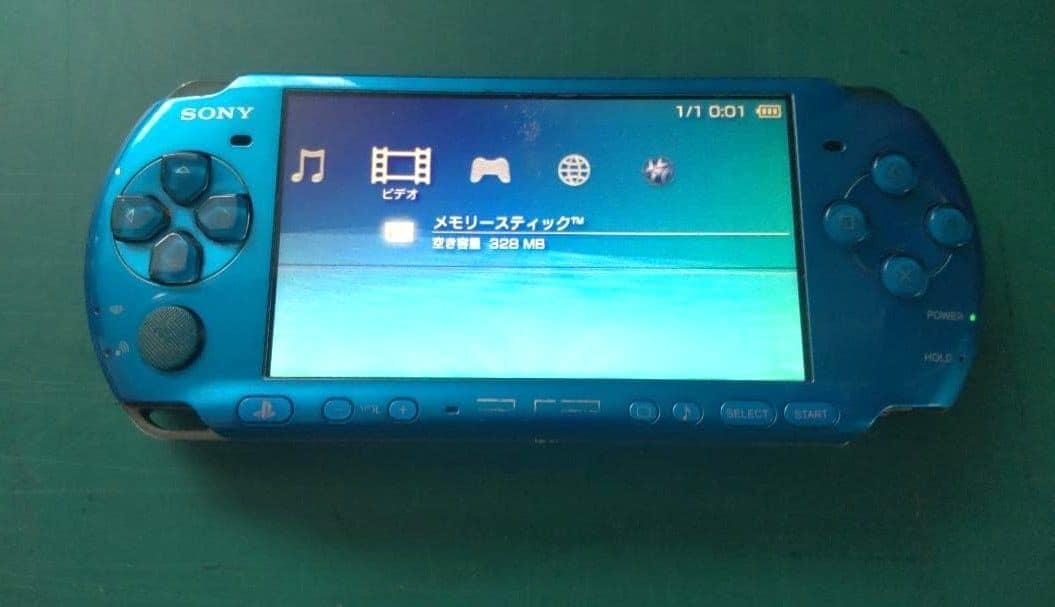 Used][ ] PSP-3000 PlayStationPortable Blue blue SONY - BE FORWARD