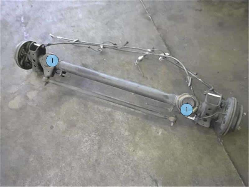 [Used]FR Axle Beam Assembly SUZUKI Wagon R 2014 DBA-MH34S 4651081M00 ...