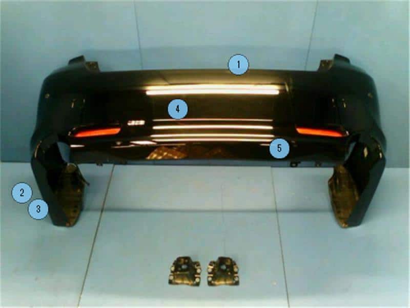 [Used]Rear Bumper Assembly TOYOTA Mark X 2014 DBA-GRX130 5215922790C0 ...