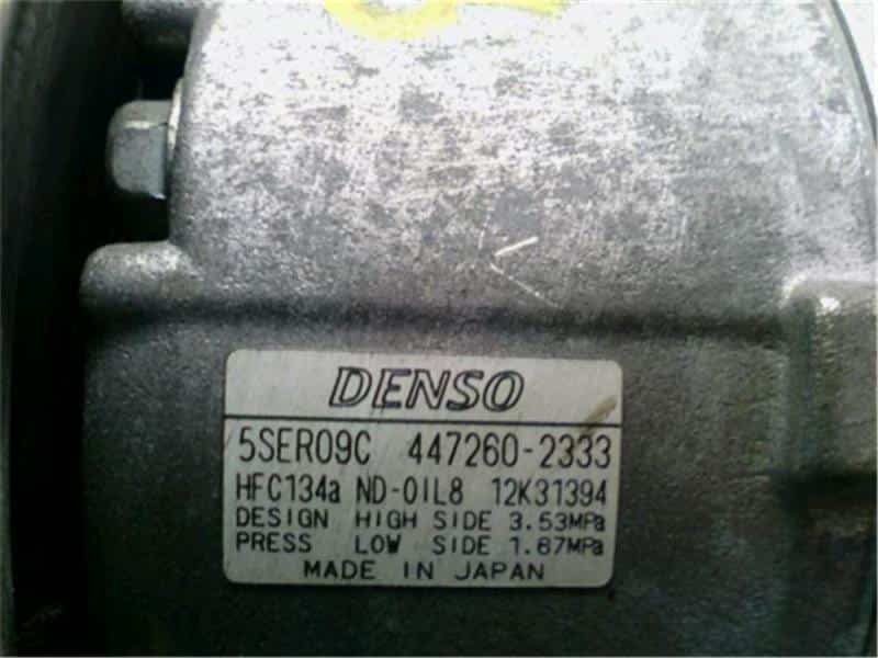 [Used]A/C Compressor TOYOTA Corolla Axio 2008 DBA-NZE141 8831052551 ...