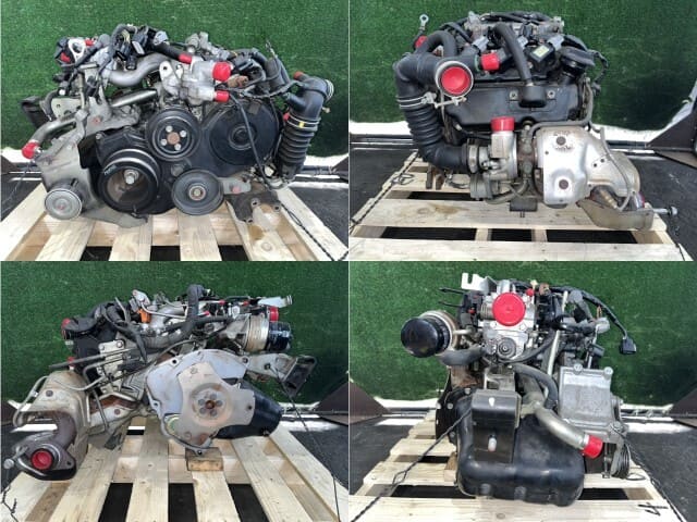 [Used]Clipper ABA-U71W Engine ASSY Rio G X42 3G83T air chestnut cover ...