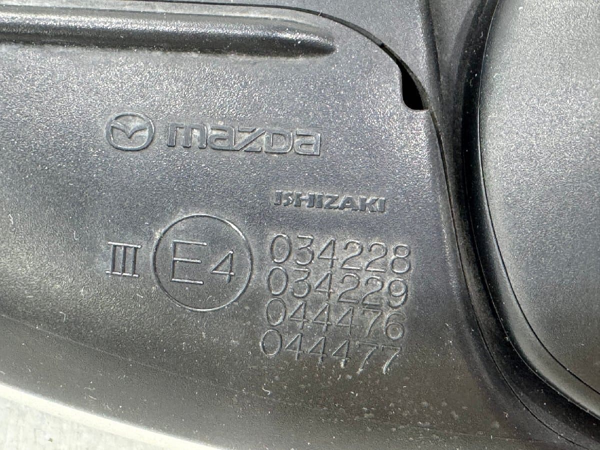 Used]Atenza GJ2FP Genuine Side View Mirror Left wiring nine pearl