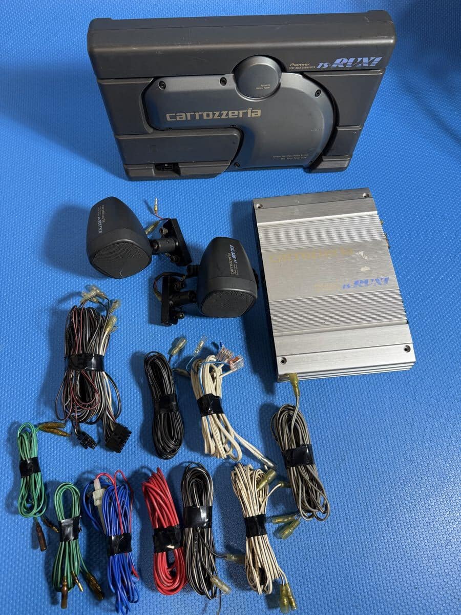 carrozzeria TS-RVX1 サテライトスピーカー Used]carrozzeria TS-RVX1 sub woofer power amp - BE FORWARD Auto Parts