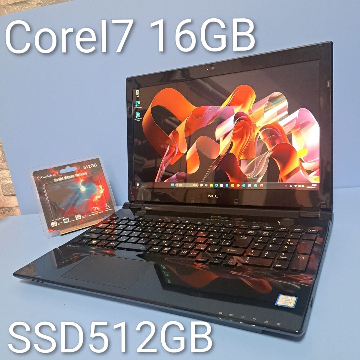 Used]☆Strongest CoreI7 ☆Memory 16GB ☆ SSD512GB NEC/NS700/D