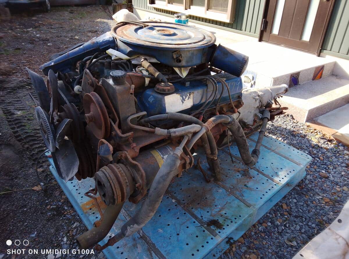 [Used]Ford FORD460 Engine BIC block Transmission, with supplementary ...