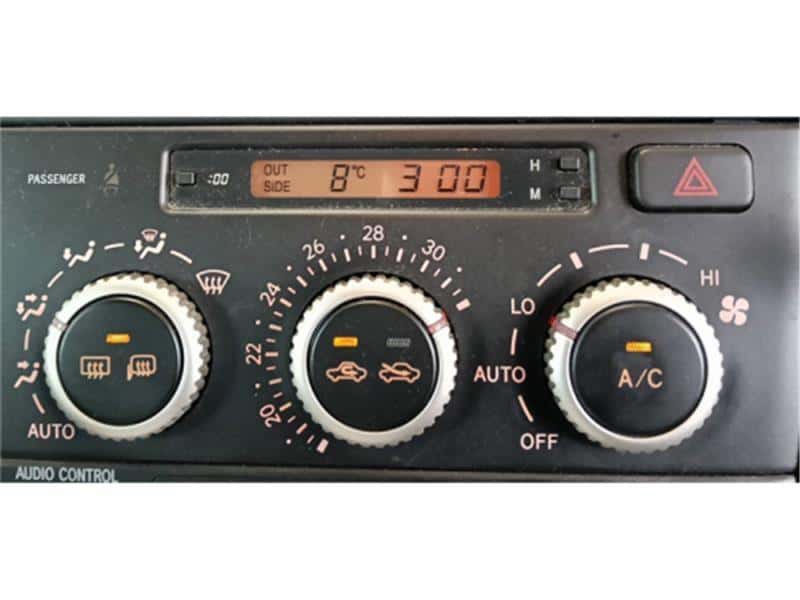 [Used]A/C & Heater Control panel TOYOTA Altezza 2004 TA-GXE10 - BE ...