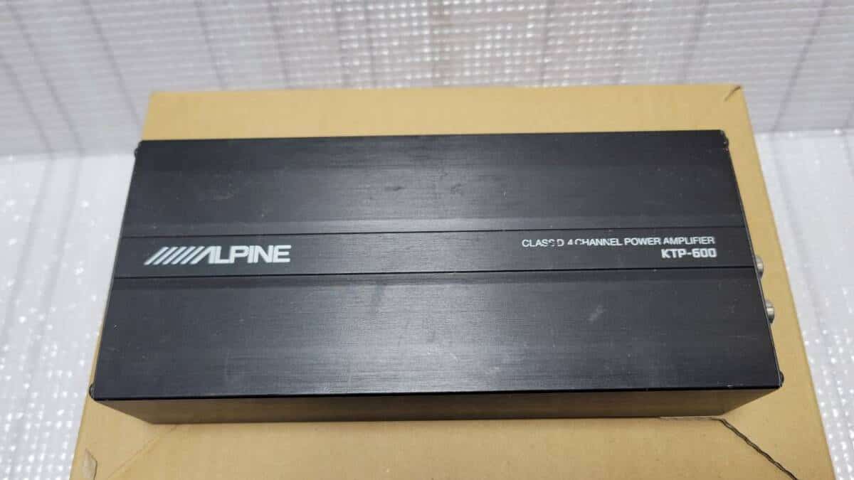 Used]ALPINE ALPINE digital power amp KTP-600 [ ] - BE FORWARD Auto 
