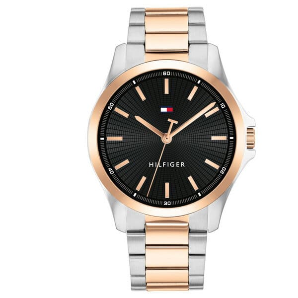 [New]15% distribution TOMMY HILFIGER tomihirufiga BRUCE quartz mens ...