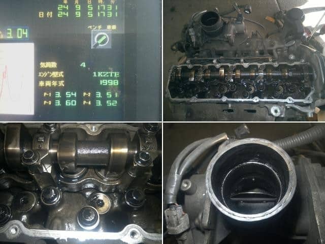 [Used]1KZ-TE Engine TOYOTA Hilux Surf 1999 KH-KZN185W【大型商品】 1900067130 ...