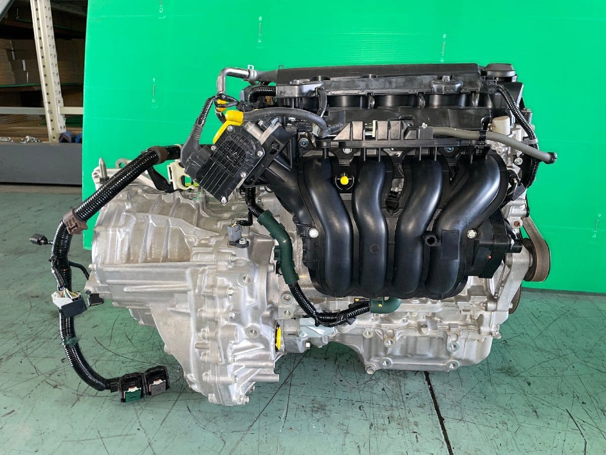 [Used]Video 2014 DBA-RK1 Step Wagon Genuine Engine Transmission R20A ...