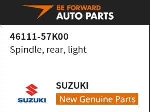 [New]Spindle, rear, light SUZUKI 46111-57K00 - BE FORWARD Auto Parts