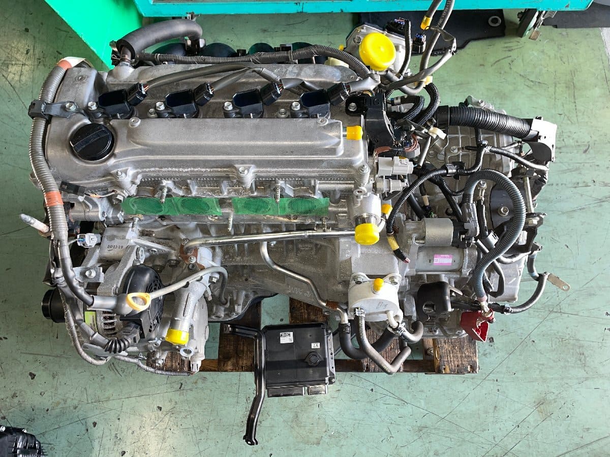 [Used]Tested! 2011 Toyota VELLFIRE ANH20 Genuine Engine Transmission ...