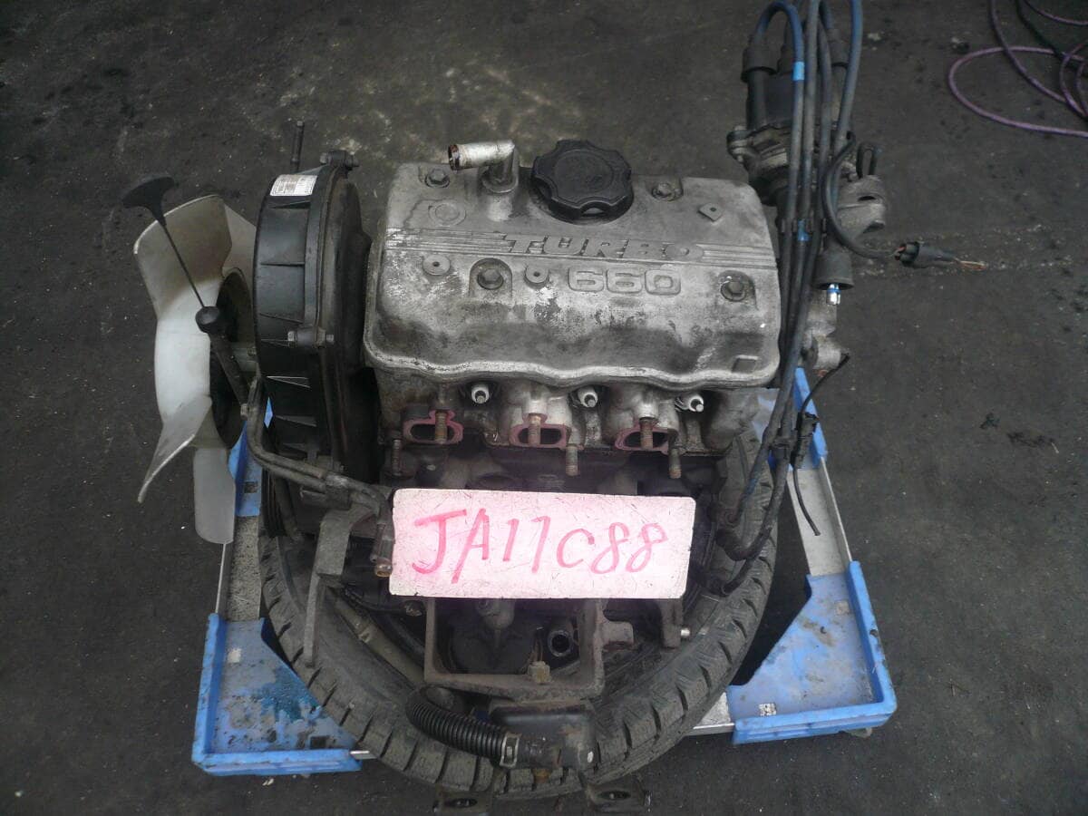 [Used]C88 Jimny JA11 Engine body F6A 5MT type 5 seven years - BE ...
