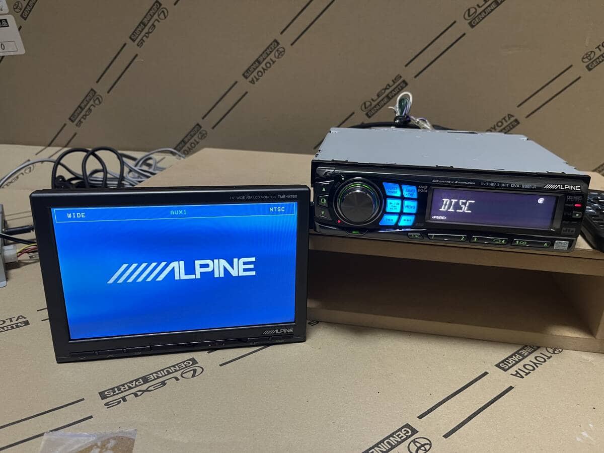 Used]☆ALPINE DVA-9861JI DVD player☆ - BE FORWARD Auto Parts