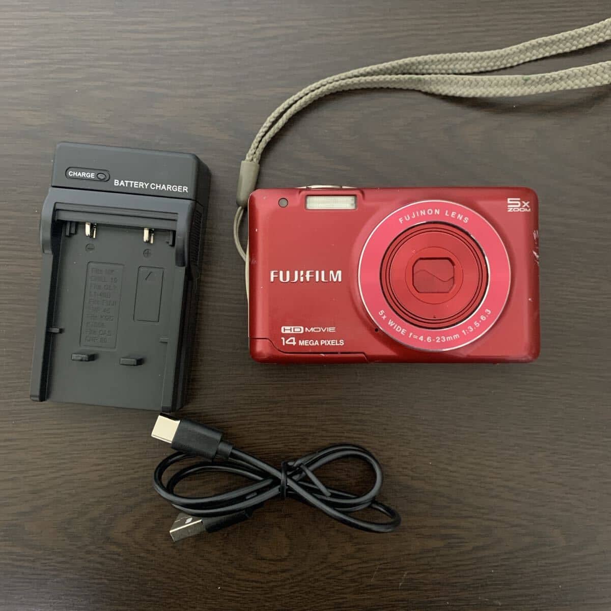 Used]FUJIFILM FinePix JX600 red - BE FORWARD Store