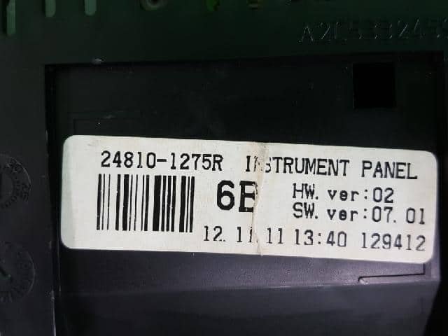 [Used]Cluster Panel Renault Samsung 2012 24810 1275R - BE FORWARD Auto ...
