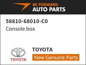 [New]Console box TOYOTA 58810-68010-C0 - BE FORWARD Auto Parts
