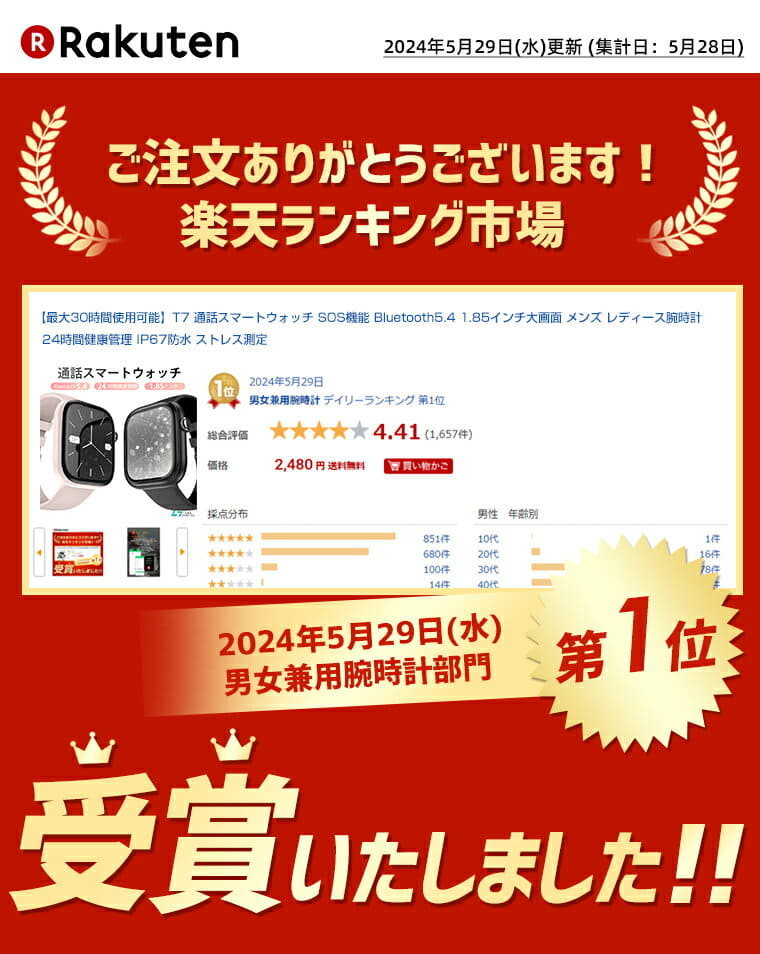 [New]\ max20%off ★It is health care IP67 waterproofing heart rate ...